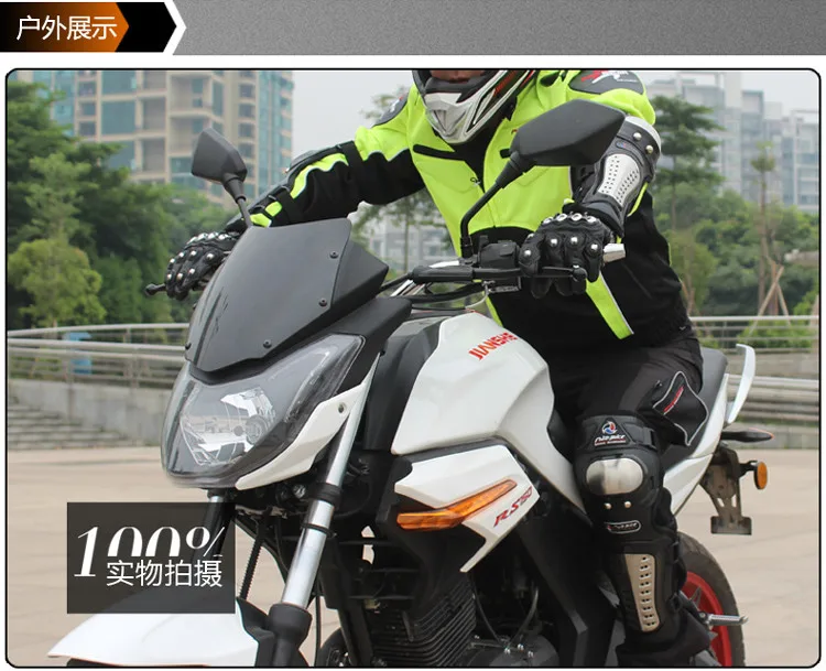 Madbike мотоциклетные Налокотники и наколенники Защитное снаряжение защита из нержавеющей стали мотоциклетные гоночные наколенники для мотокросса