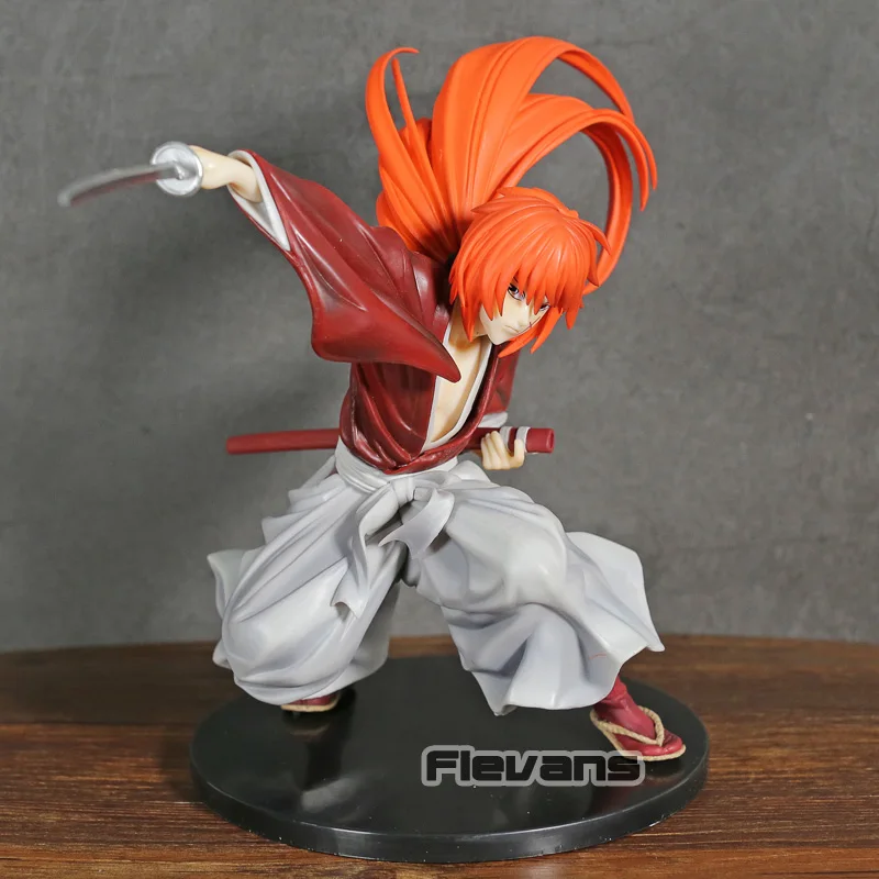 Самурай X Rurouni Kenshin Himura фигурка из ПВХ игрушка Модель Коллекционная