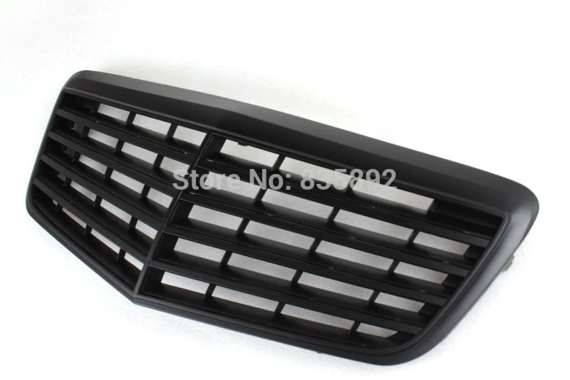 

Matt balck ABS E class W211 facelift Car front bumper radiator mesh grille racing grills for Mercedes-Benz E-class W211 2007-11