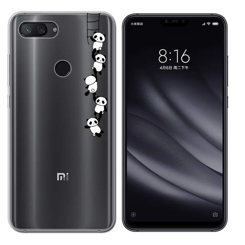 Cute Animal Fundas for Xiaomi Mi8 lite Silocone Case Xiaomi Mi 8 A2 A2 Lite for Soft TPU for Xiaomi Redmi 4X 6A Note5 Note6 Pro (6)