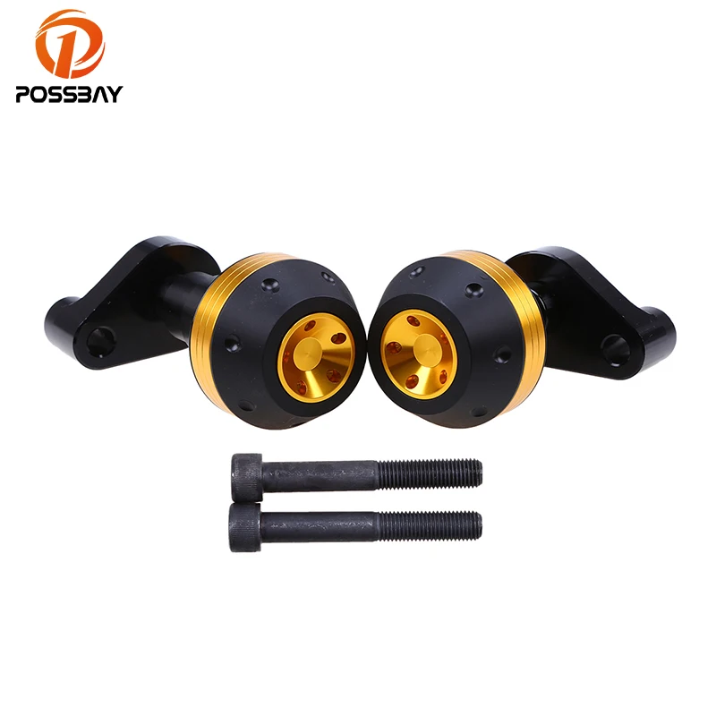 Buy POSSBAY CNC Aluminum Motorcycle Frame Sliders