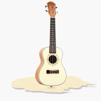 

23" Concert Ukulele 4 Strings Hawaiian Mini Guitar Uku Acoustic Guitar Ukelele guitarra Mahogany y-08