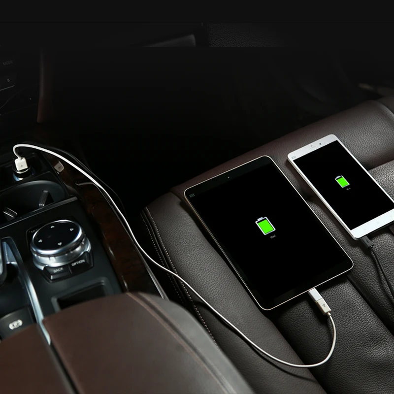 Оригинальное автомобильное зарядное устройство Xiaomi Dual USB Quick Car Charge 5 V/3.6A Volt