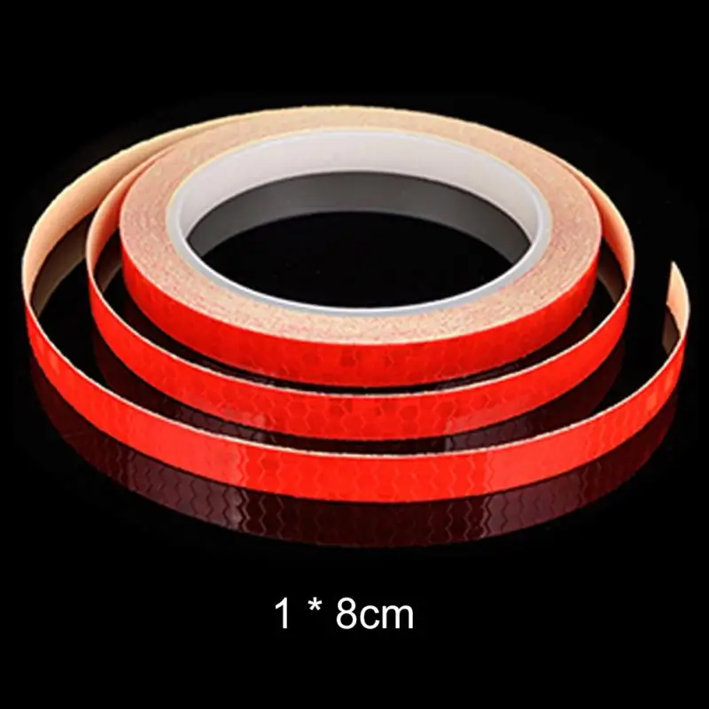 Waterproof Bicycle reflector Fluorescent MTB Bike Bicycle Sticker Cycling Wheel Rim Reflective Stickers Decal Accessories #928