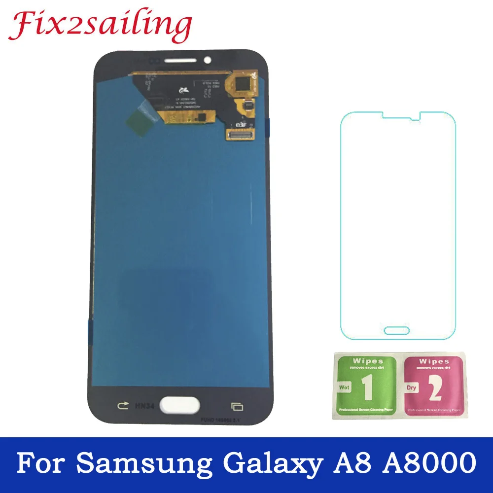 

For Samsung Galaxy A8 A800 A8000 A800F Super AMOLED Phone LCD Display Touch Digitizer Screen Assembly 100% Tested Replacement