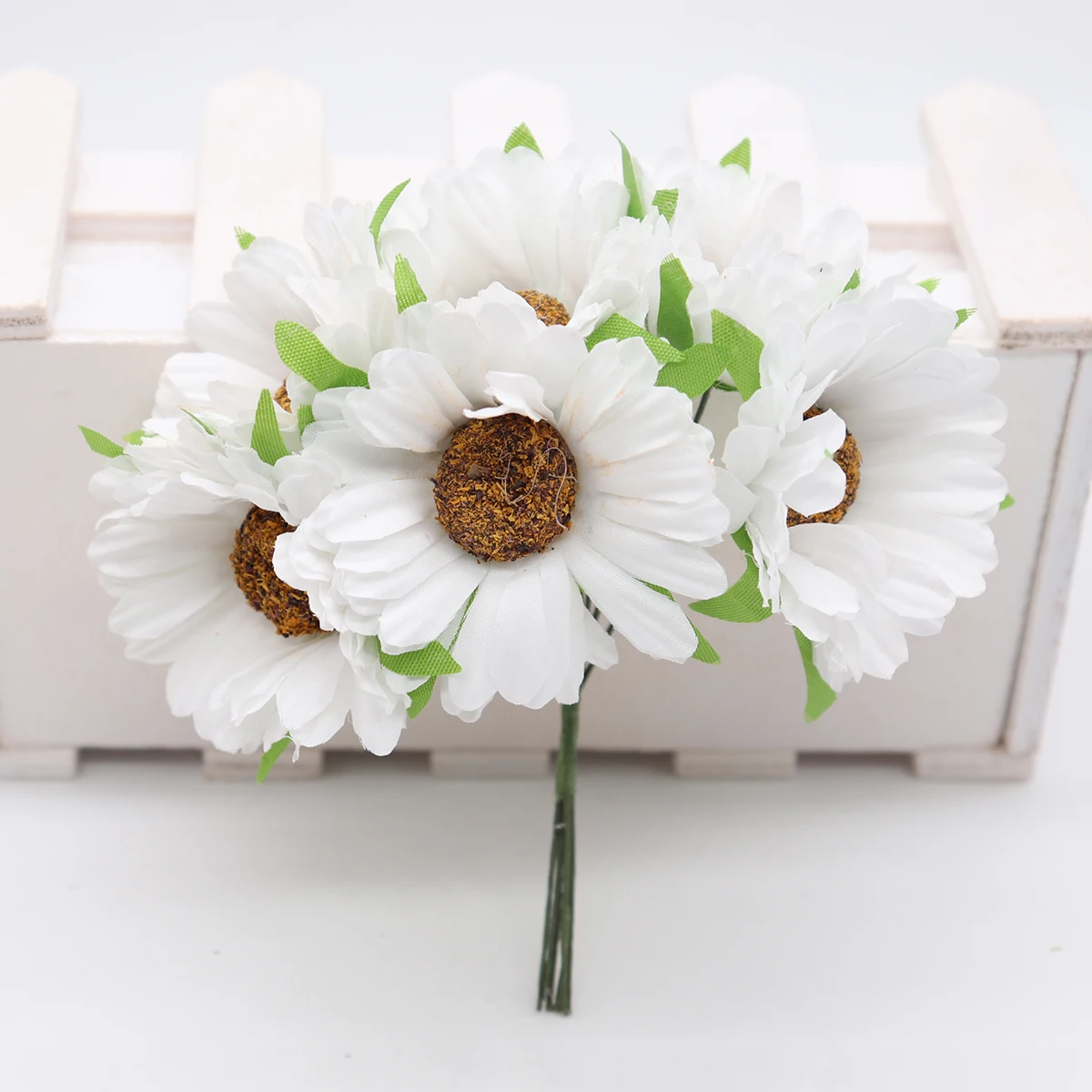 6 шт. ручной работы gerbera модный домашний сад невесты diy из упаковочного материала Свадебные банкетные Декоративные искусственные цветы ножницы Корона - Цвет: 5