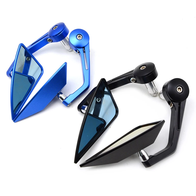 Motorcycle Bike Rearview Mirror Side Mirror With 7/8'' Handlebar CNC