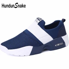 Hundunsnake/мужские кроссовки без шнуровки; спортивные женские кроссовки; спортивная обувь для мужчин; летние мужские красовки; коллекция года; синяя обувь; тренировочная B-034