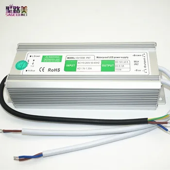 

2017 Rushed New Ccc Best Price 1 Pcs 12v 100w Led Driver Transformer Power Supply Waterproof For Strip Lamp Light Outdoor Ip67