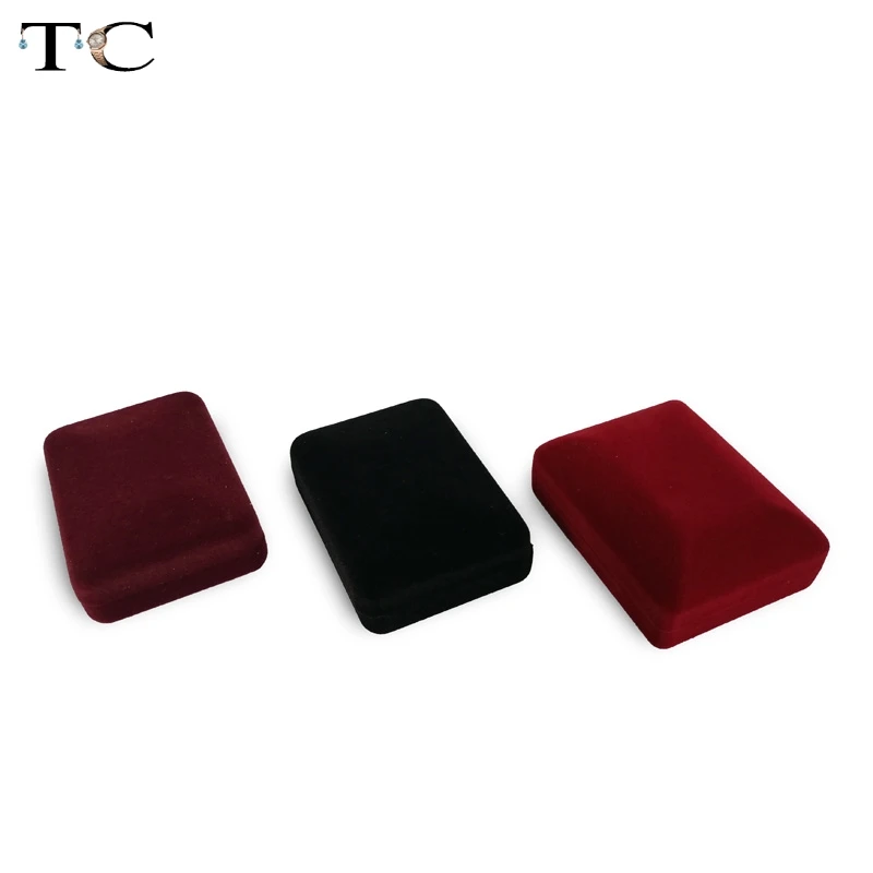20pcs/lot 3 Color Velvet Earrings Pendant Box Jewelry Display Storage Case Gift Boxes