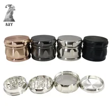 SY 4 слоя цинкового сплава диаметр 63 мм дизайн сигарета дым табак Трава мельница для кальяна Шиша для рук Mueller