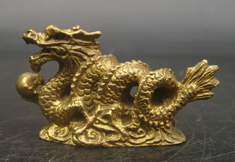 

Bronze gift lovers Art copper Copper dragon Small sure decoration water lilliputian