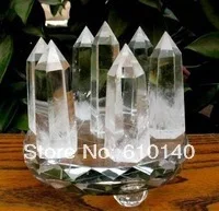 

016 7 CLEAR PHANTOM QUARTZ POINT - Crystal Healing+ base