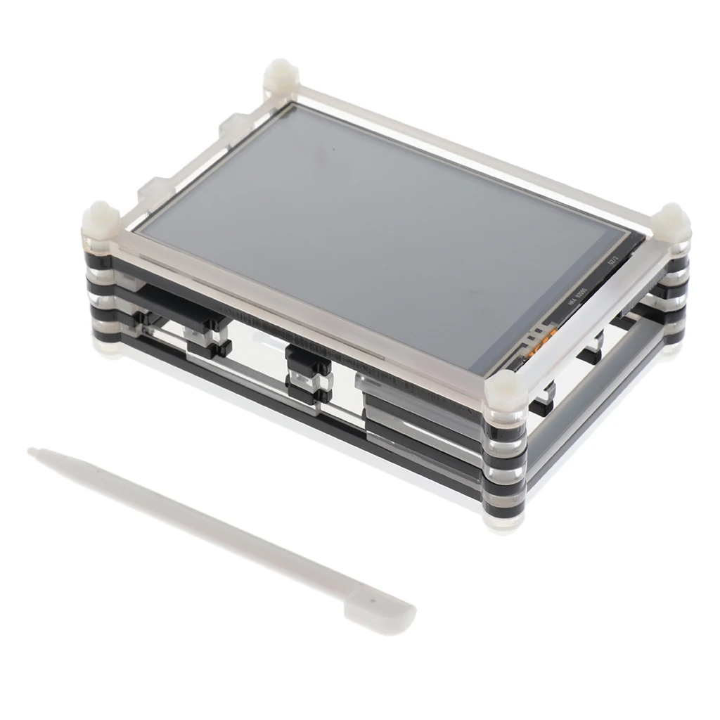 

MagiDeal 3.5inch TFT LCD Touch Screen Display with 9 Layers Case for Raspberry Pi 3