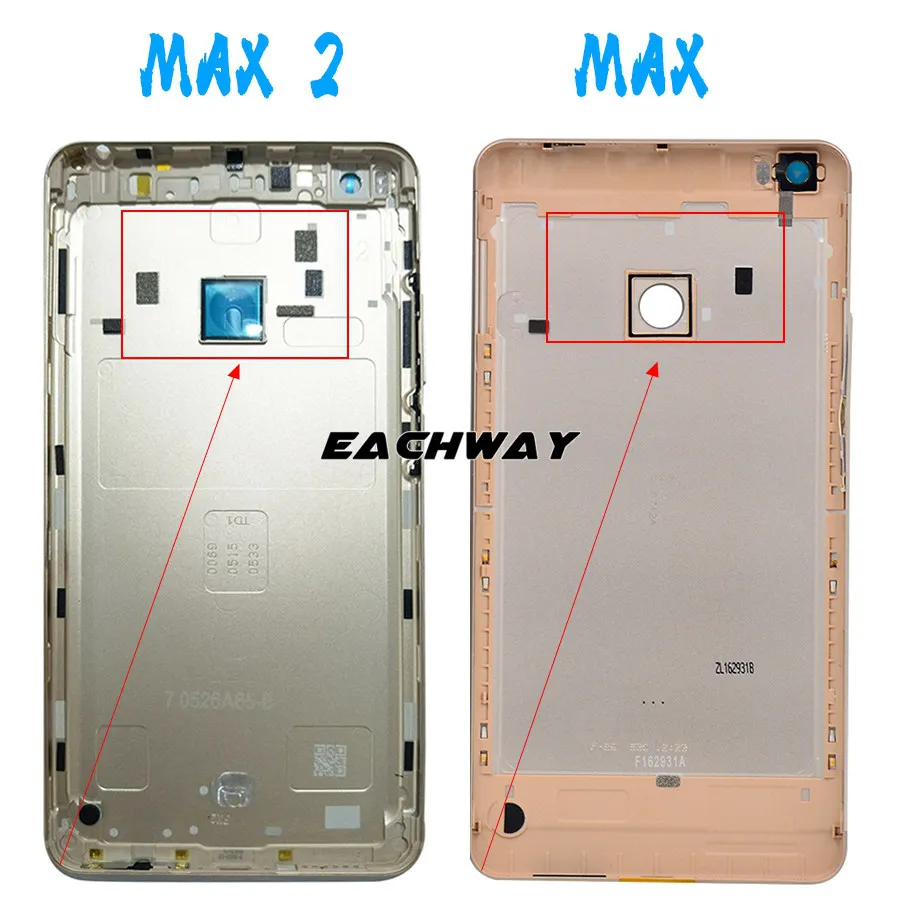 Крышка батарейного отсека для Xiaomi Mi MAX 2 чехол задней крышки Max 1/Max2 Pro 6 44 дюйма 3