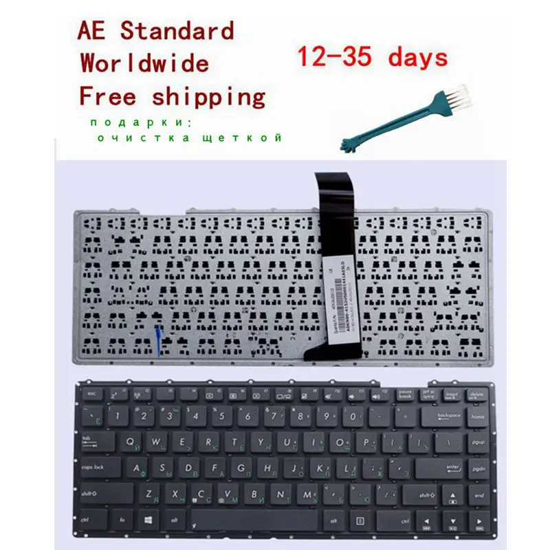 

Russia laptop keyboard For ASUS X401 X401A X401U F401A F401U Y481L Y481C F401C 0KNB0-4109UK00 AEXJAE00010 MP-11L96GB-9202W RU