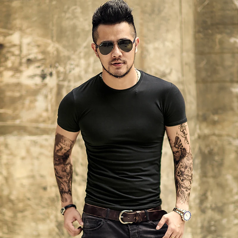 men fitness t shirt lycra cotton regular short sleeve t-shirt basic o-nect brand design men clothing summer comfortable T567 men fitness t shirt lycra cotton regular short sleeve t-shirt basic o-nect brand design men clothing summer comfortable T567