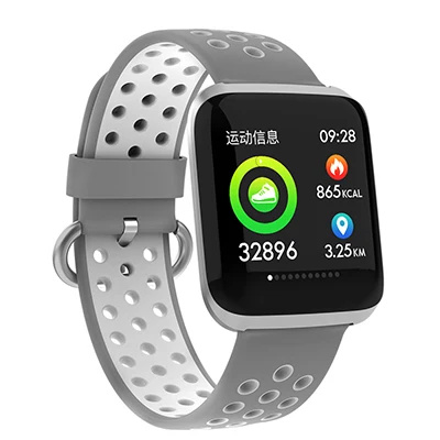 Gray YUEDAER, новинка, Bluetooth, Смарт-часы, мужские, спортивные, умные часы, женские, Wacths, трекер, пульсометр, браслет для iOS, Android - Цвет: Gray