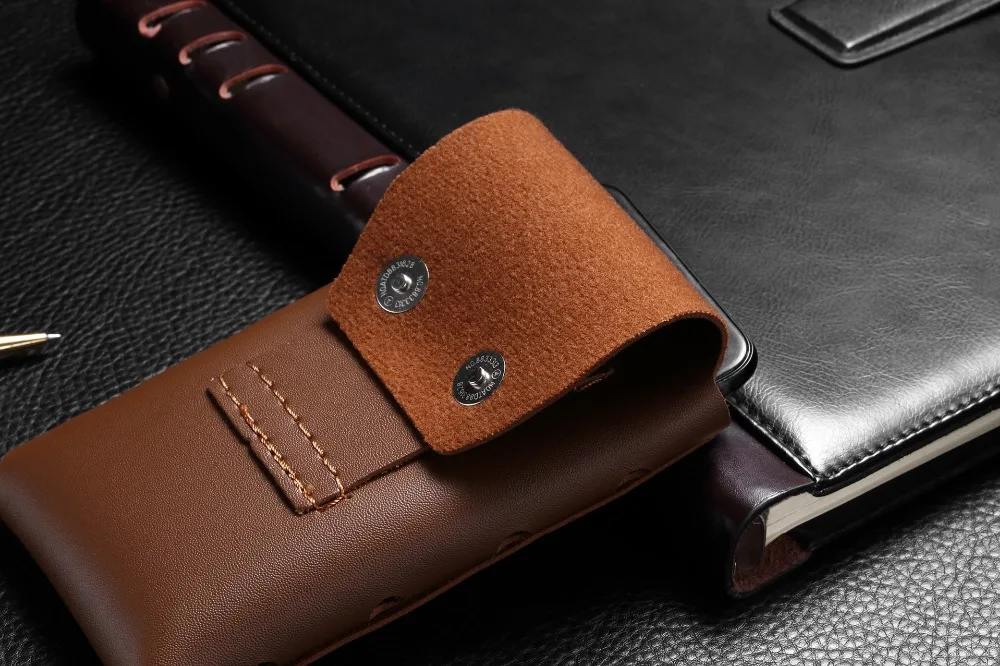 Universal Leather Belt Clip Holster Phone Pouch Case Bag for iPhone XR XS MAX Sport Holsters Cases Sleeve Cover Bag for LG (1)