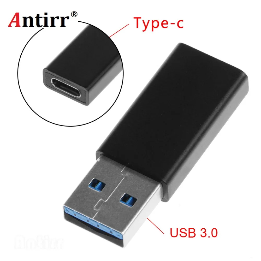 

USB 3.0 Male To Type C 3.1 Female Adapter Fast Data Sync Charger USB C Type-c Converter For Macbook Oneplus Huawei Xiaomi