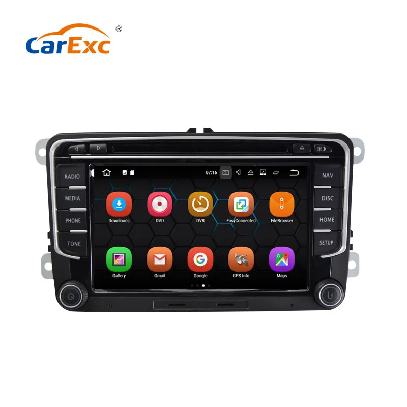 

2G RAM 32G ROM Android 9.0 Car DVD Radio GPS Navigation For VW Volkswagen Jetta golf 4 5 6 Passat CC B7 B6 Caddy Scirocco Touran