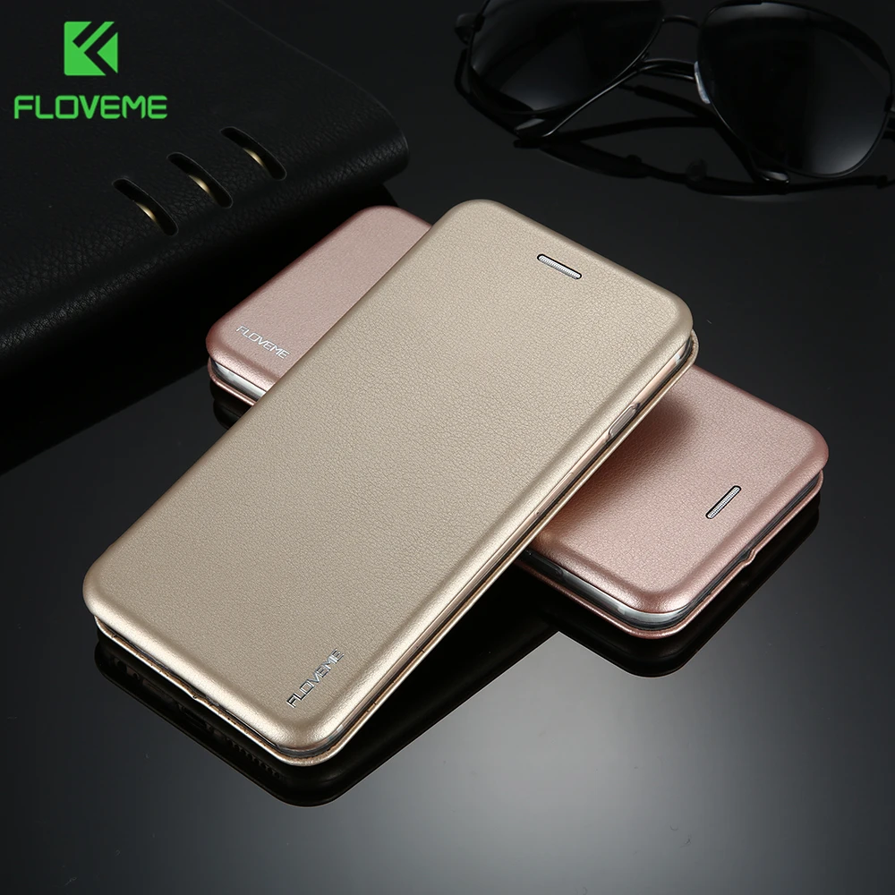 

FLOVEME PU Leather Phone Case For iPhone 6 6S Plus Cases Ultra Thin Card Slot Wallet Cover For iPhone 7 7 Plus Coque Capa Fundas