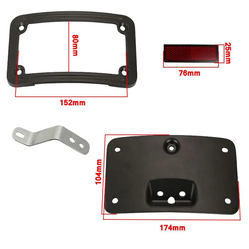 Aftermarket free shipping motorcycle parts License Plate Mounting frame