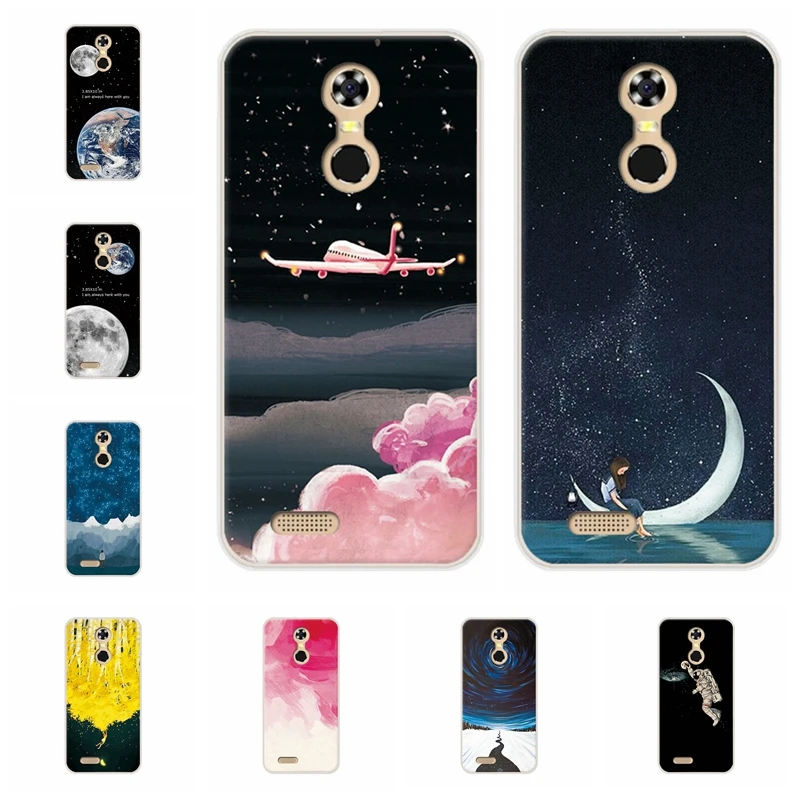 

Starry Sky Moon Earth Case For Oukitel C 8 Soft TPU Silicone Phone Capa Back Cover For Oukitel C8 Case Fundas Conques Fashion