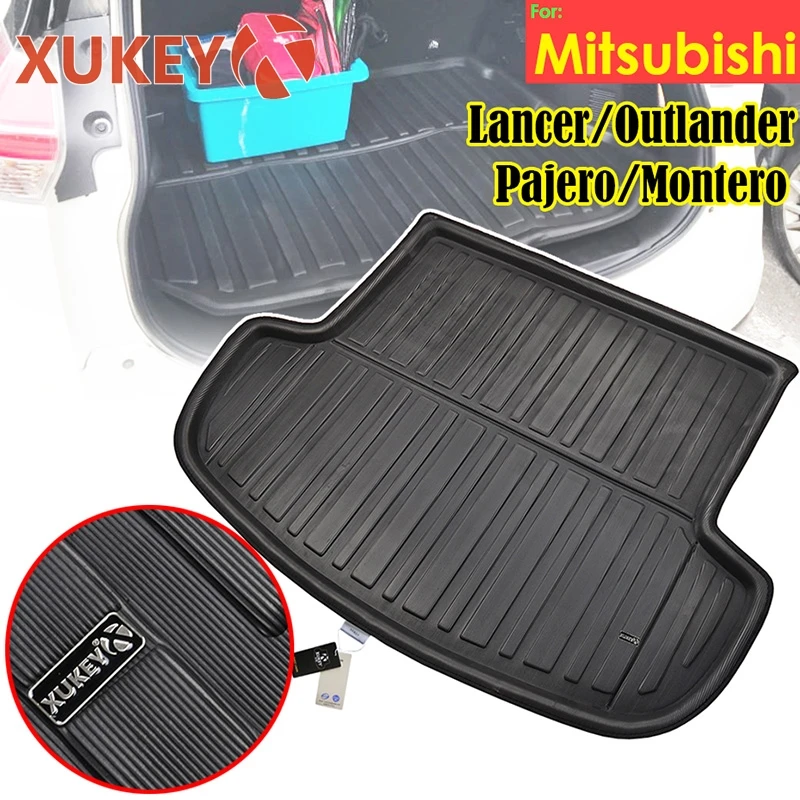 

XUKEY Cargo Boot Liner Tray For Mitsubishi Lancer EX Galant Fortis Outlander Shogun/Pajero Tailored Rear Trunk Mat Protector