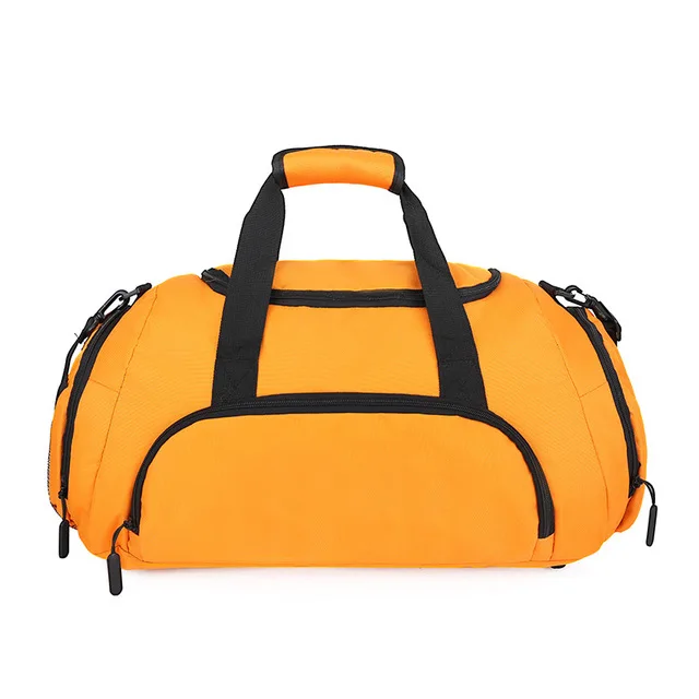 Orange-L Спортивная сумка для фитнеса для мужчин и женщин, сумка для фитнеса, переносная сумка для спортзала, Ультралегкая сумка для йоги, спортивная сумка для занятий спортом на открытом воздухе - Цвет: Orange-L