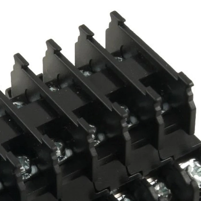 600V 10A 10 позиций двуспальная уровень Винтовые клеммы Газа