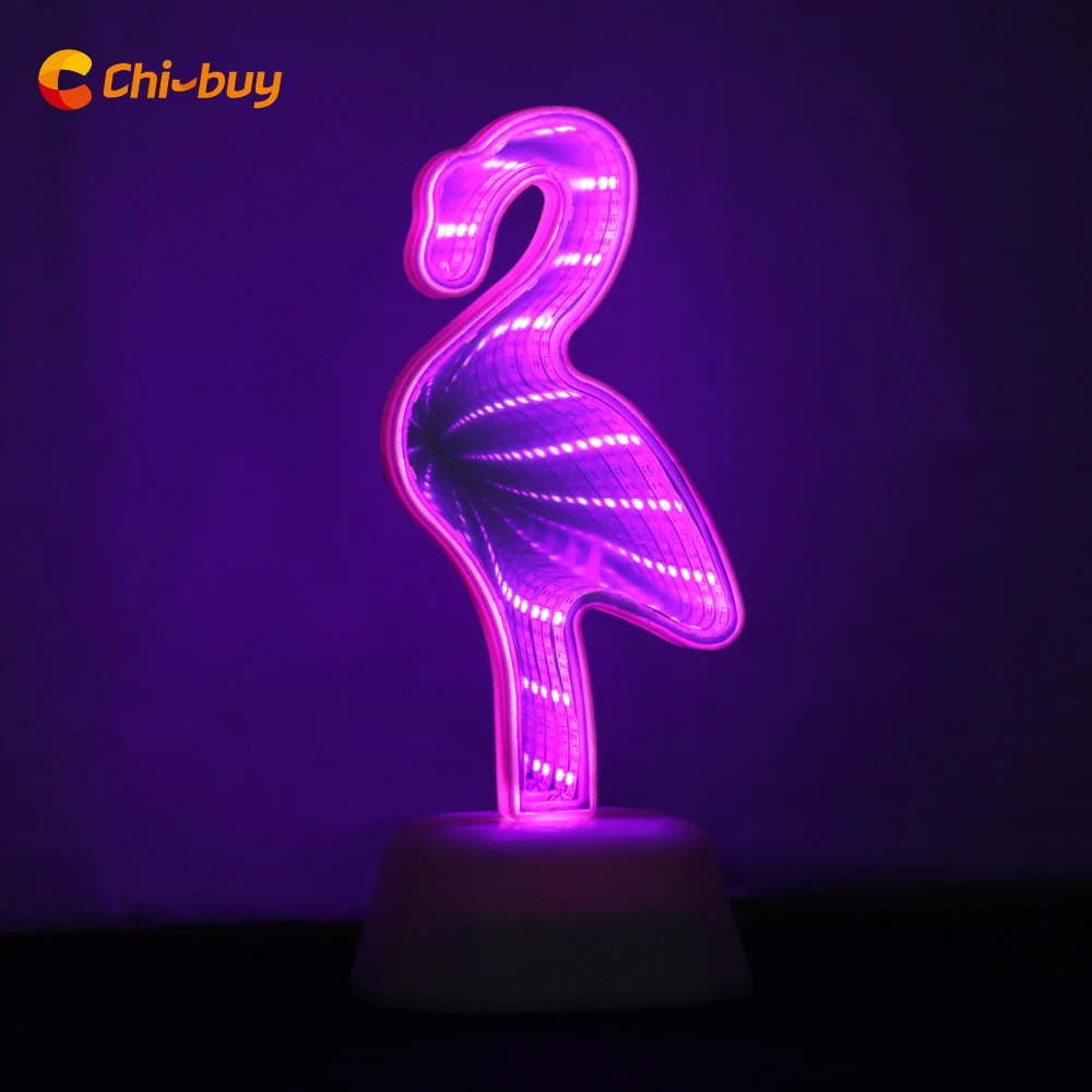 

CHIBUY 3D Flaming LED Tunnel lamp InfinityMirror Tunnel light LED Home Decoration Light Sign Tunnel Mirror Light Tabletop light
