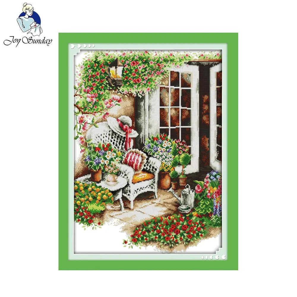 Joy Sunday 11CT 14CT Free Delivery Comfortable Frontage Pattern Stamped