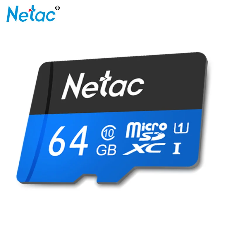 Купить 100% оригинальная Netac Micro SD карта 64 ГБ TF карта 64 Гб новейшая карта памяти класс 10 флеш память Microsd C10 для телефона ПК