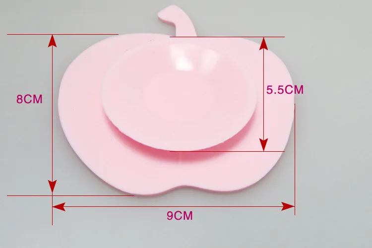 Детская миска с присоской в форме фруктов, Детская миска, тарелка для малышей, для обучения, для обучения, для поедания, дополнительный гаджет, силиконовый коврик для детской чаши