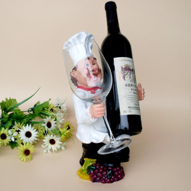 Resin-Chief-Style-Wine-Champagne-Bottle-Goblet-Rack-Holder-Home-Decoration-White-Black_2_800x800