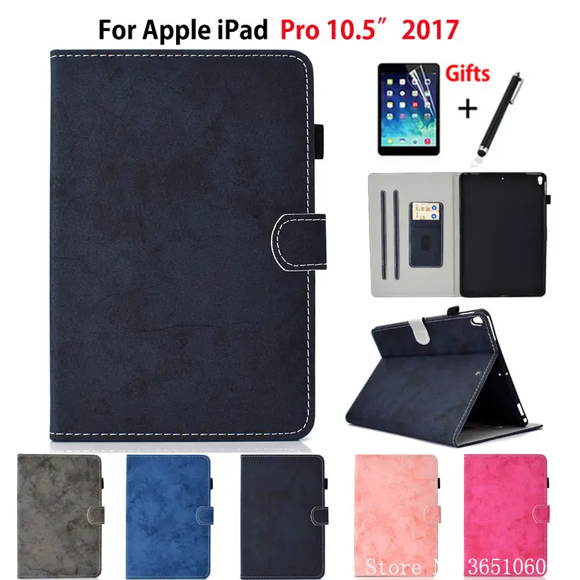 Case For Apple Ipad Pro 10.5'' 2017 Cover A1701 A1709 Funda Tablet Silicone Pu Leather Stand