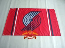 Portland Trailblazers flag 3×5 FT 150X90CM Banner 100D Polyester NBA flag , free shipping