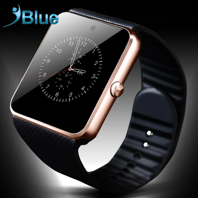iBlue for Smart watch GT08 Bluetooth connectivity for apple iphone IOS android font b smartwatch b