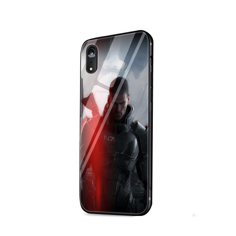 Чехол из закаленного стекла N7 для iPhone X XS XR Max 6 6s 7 8 Plus 5 5S SE|Чехлы-накладки| |