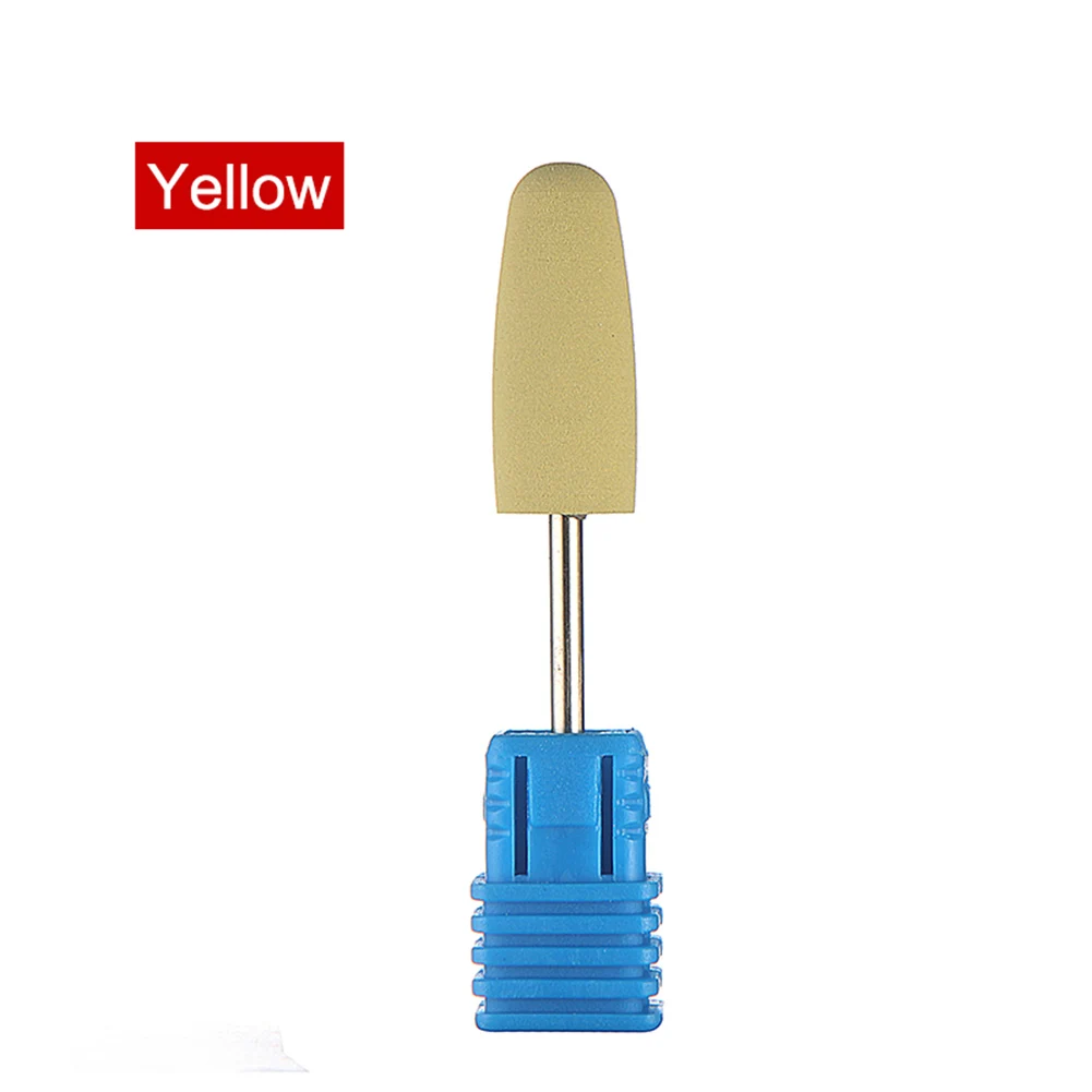 Резиновый силиконовый сверло для ногтей средство для удаления кутикул полировка буферные Биты Маникюр Педикюр Инструмент для ногтей MH88 - Цвет: Сливовый