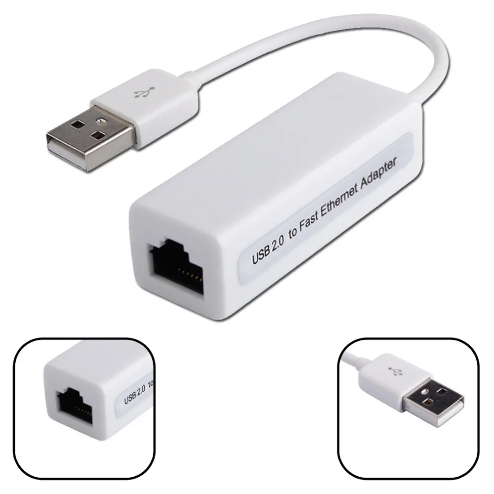 Etmakit USB Ethernet адаптер Usb 2 0 Сетевая карта Интернет RJ45 ЛВС 10 Мбит для Mac OS планшетный
