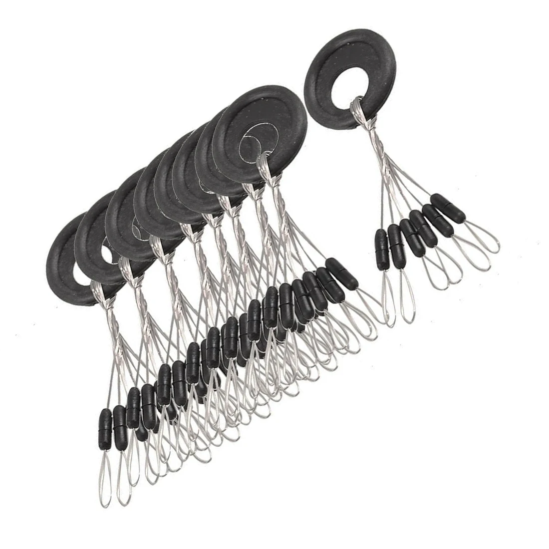 BMDT-10Pcs 6 في 1 اسطوانة على شكل تعويم توقف المطاط سدادة بوبر ثقالة BMDT-10Pcs 6 في 1 اسطوانة على شكل تعويم توقف المطاط سدادة بوبر ثقالة