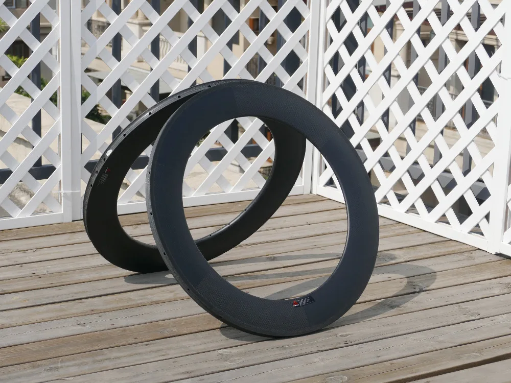 

23mm 25mm U Shape 88mm Tubular carbon bike cycling rim 700C carbon road rim + cage