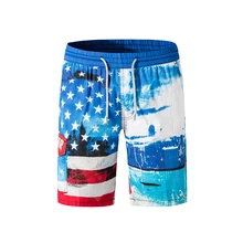 Летние пляжные шорты мужские купальные костюмы быстросохнущие шорты для серфинга De Bain Homme обшитые мужские шорты для плавания