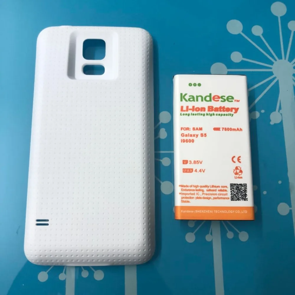 Сменный аккумулятор 7800 мАч для Samsung S5 телефона + задняя крышка Galaxy i9600