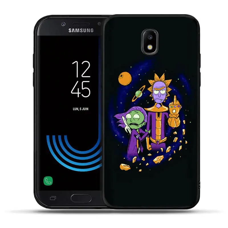 Забавный чехол Rick and Morty из аниме ТПУ для Samsung Galaxy J3 J5 J7 J2 Prime G530 j4 J6 Plus силиконовый чехол