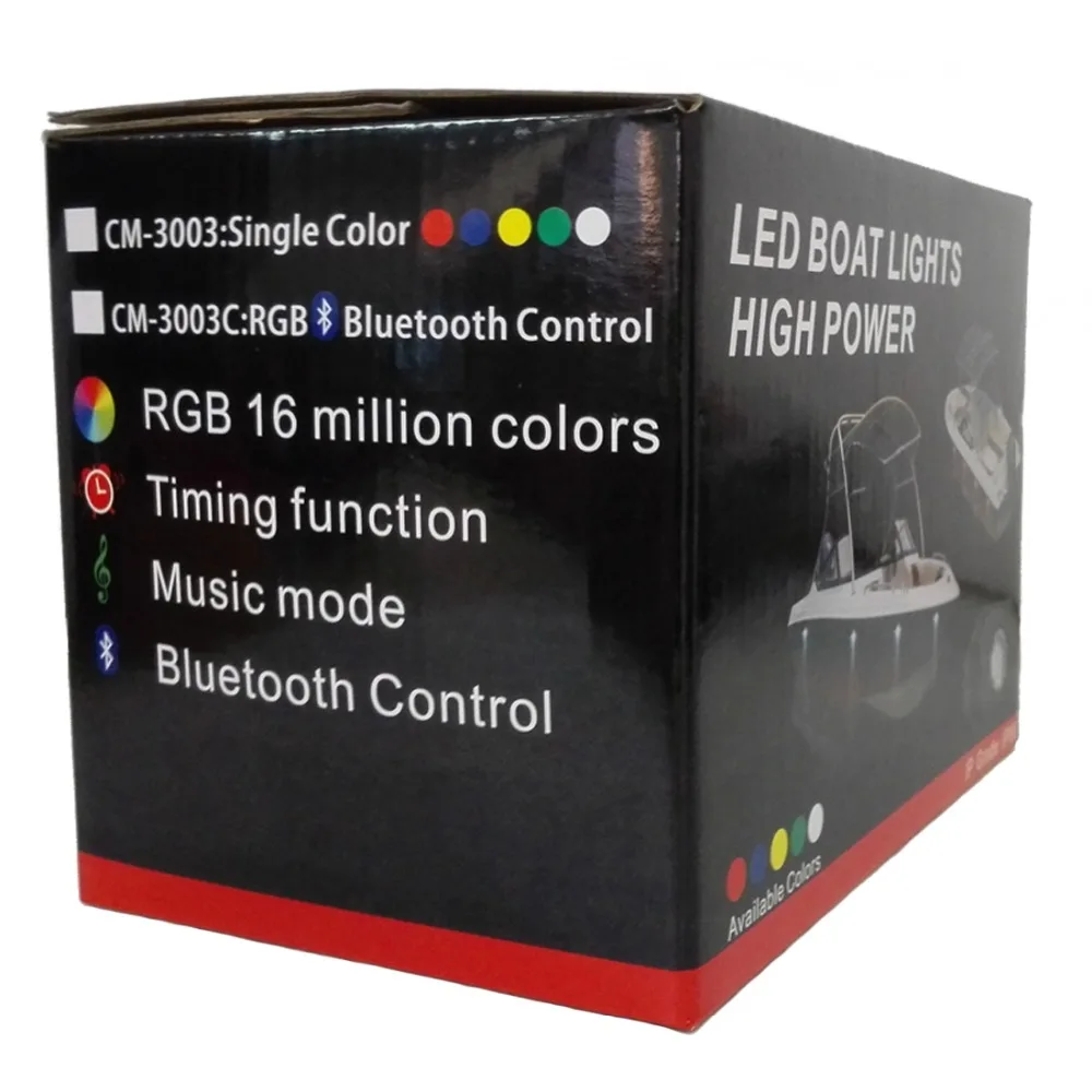 Bluetooth Pod RGB светодиодный светильник для внедорожника автомобиля лодки (4 шт.)|led rock