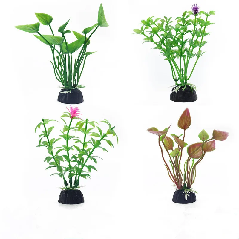 

10pcs/Set Simulation Artificial plants Aquarium Decor Water Weeds Ornament Plant fish tank aquarium Grass Fish Tank Decoration