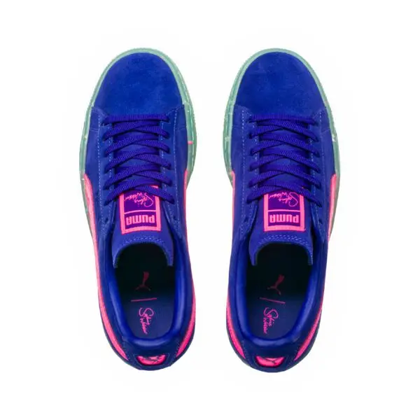 PUMA Suede с тиснением Creeper Для женщин первого поколения Rihanna совместных квалиф